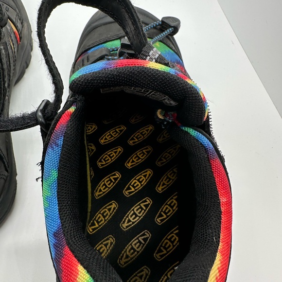 KEEN Newport H2 Black Tye Die Kids Water Shoes Size 3 - Picture 9 of 11